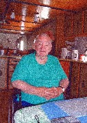 Gordon Bennett; in his trailer
